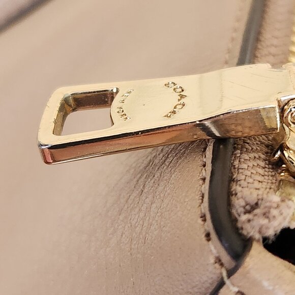 Coach Ava Tan Gold Chain Shoulder Bag Purse - Picture 8 of 14